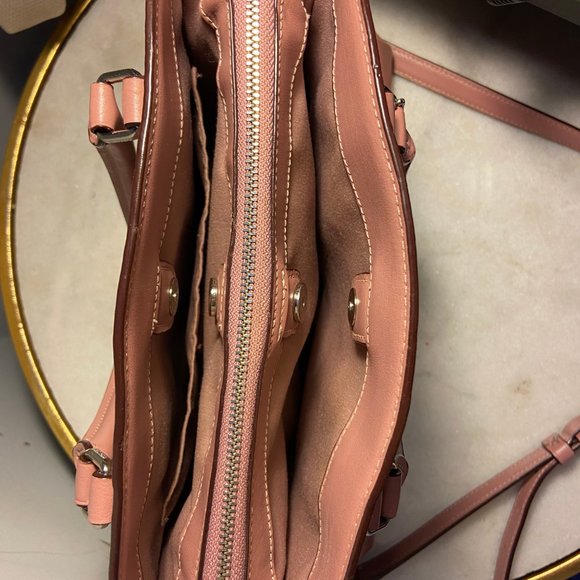 Dusk Pink Coach Leather Bag - Picture 2 of 6